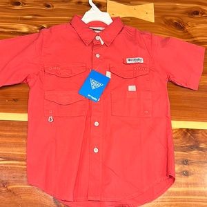 Columbia NWT PFG Kids fishing shirt